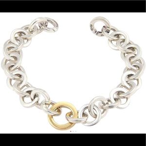 T&Co. 925 & 18k gold Circles. Retired and rare.